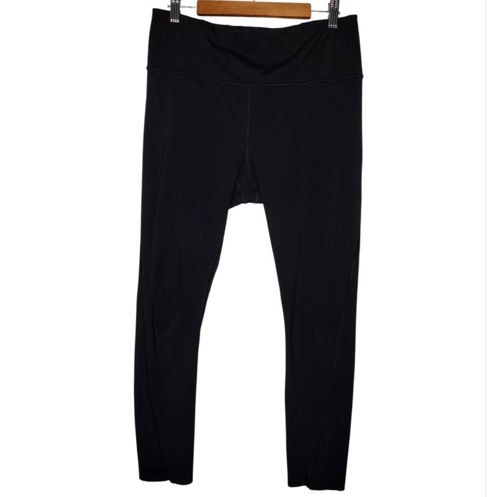 Athleta Black Workout Athletic High-Rise Ankle Leggings Sz M
